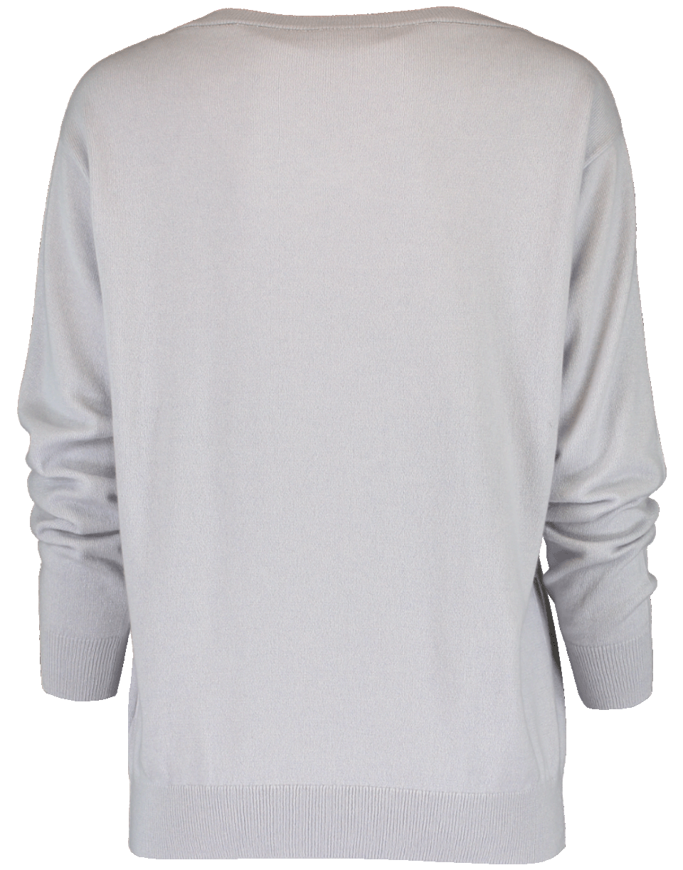 BRUNELLO CUCINELLI-Cashmere V-Neck Pullover-
