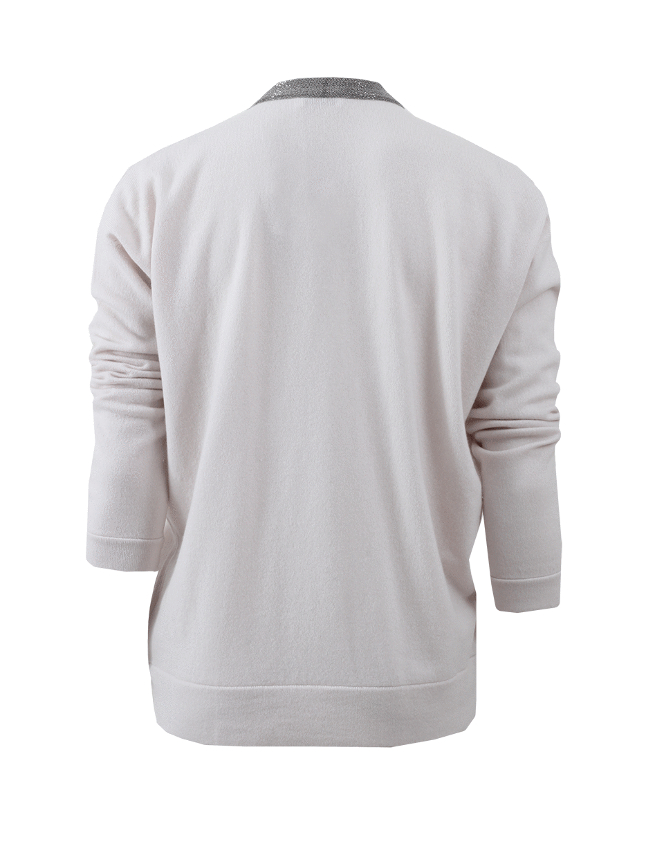 BRUNELLO CUCINELLI-Monili V-Neck Pullover-