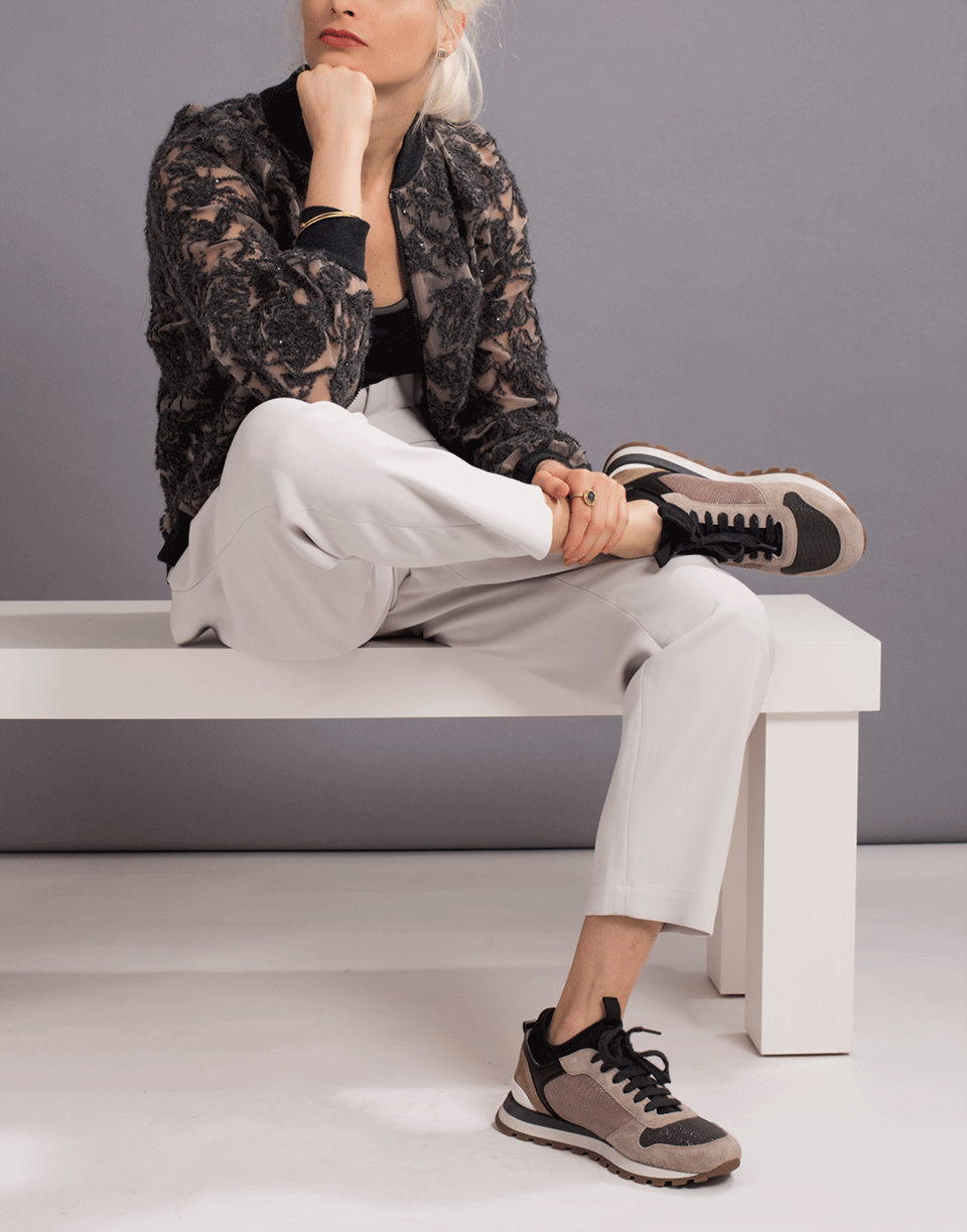 BRUNELLO CUCINELLI-Paillette Embroidered Jacket-