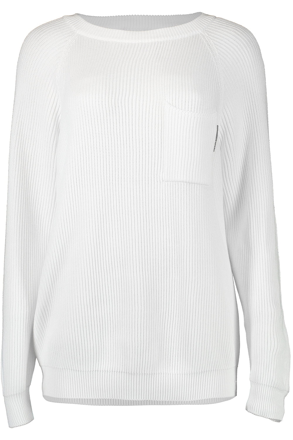 BRUNELLO CUCINELLI-English Rib Monili Pocket Sweater-