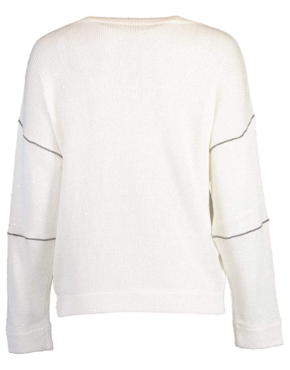 BRUNELLO CUCINELLI-Long Sleeve Paillette Pullover-