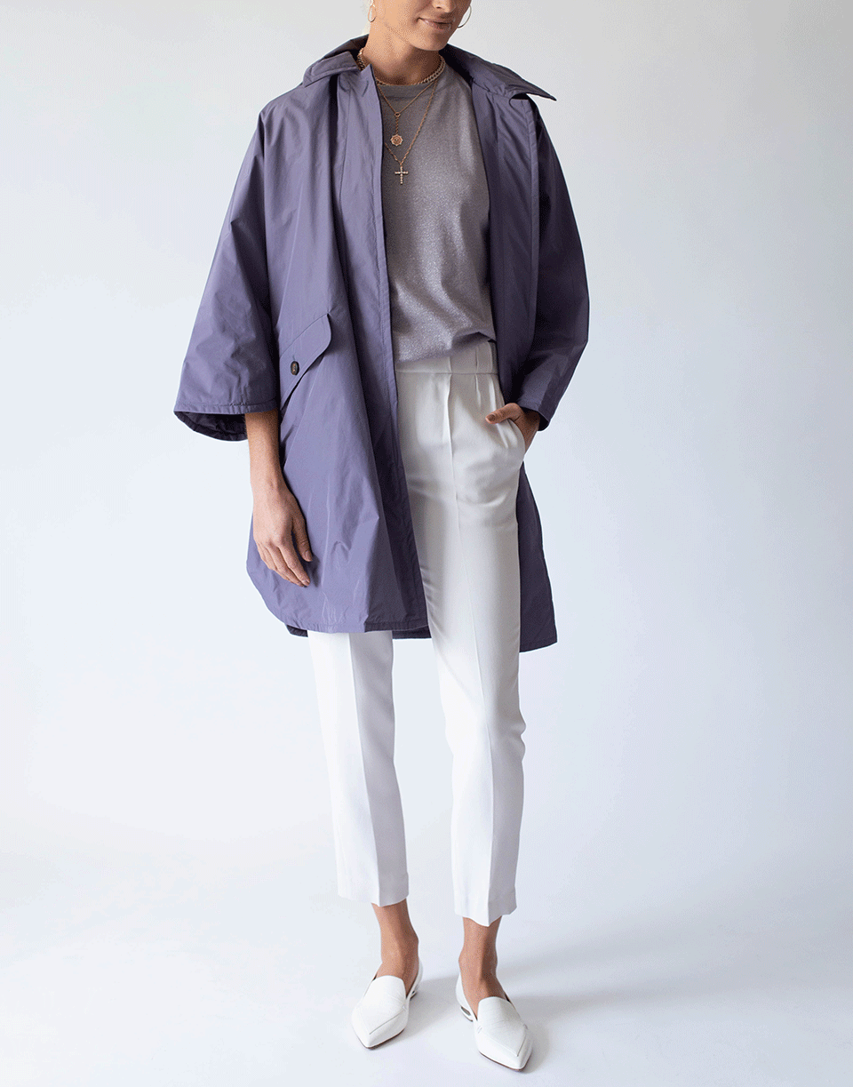 BRUNELLO CUCINELLI-Wisteria Short Sleeve Cashmere Silk Lurex Top-