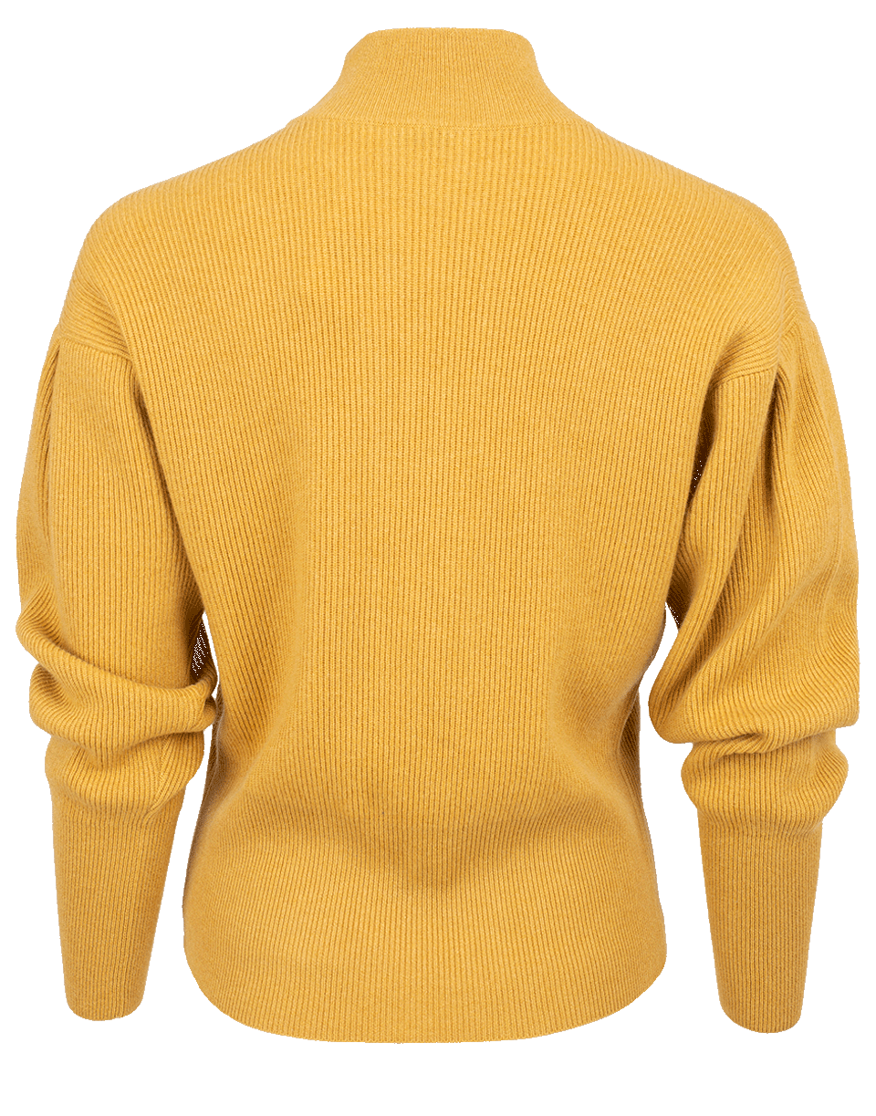BRUNELLO CUCINELLI-Ribbed Cashmere Mock Neck Pullover-
