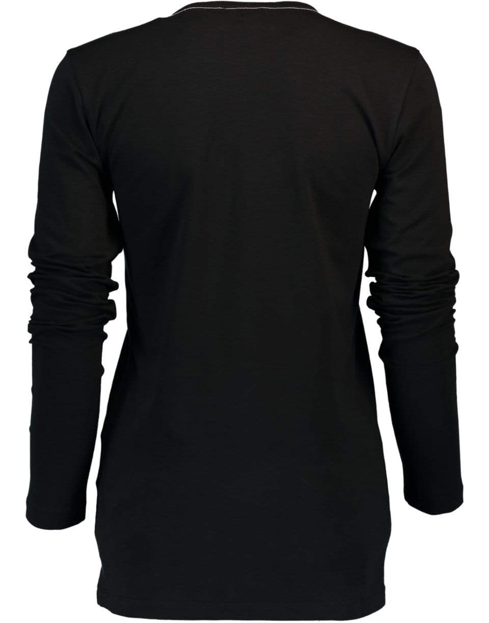 BRUNELLO CUCINELLI-Jersey Tee-BLACK