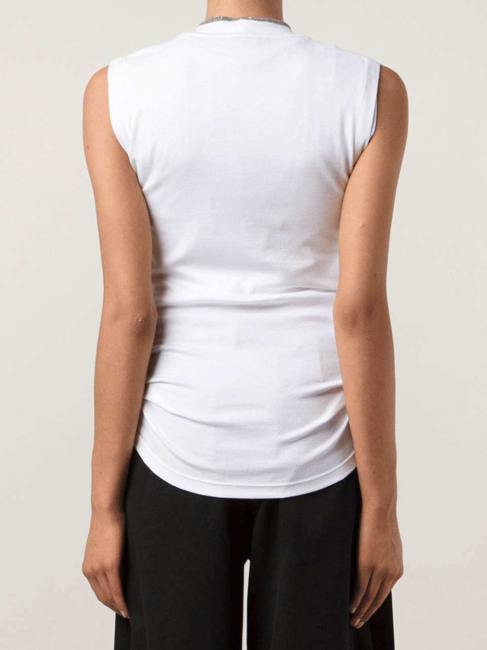 BRUNELLO CUCINELLI-Monili V-Neck Tank-