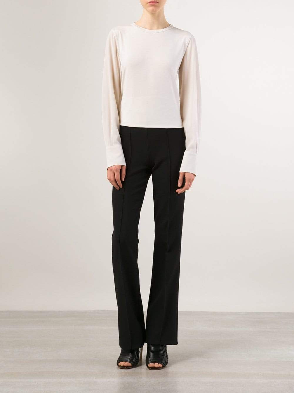 BRUNELLO CUCINELLI-Silk Sleeve T-Shirt-