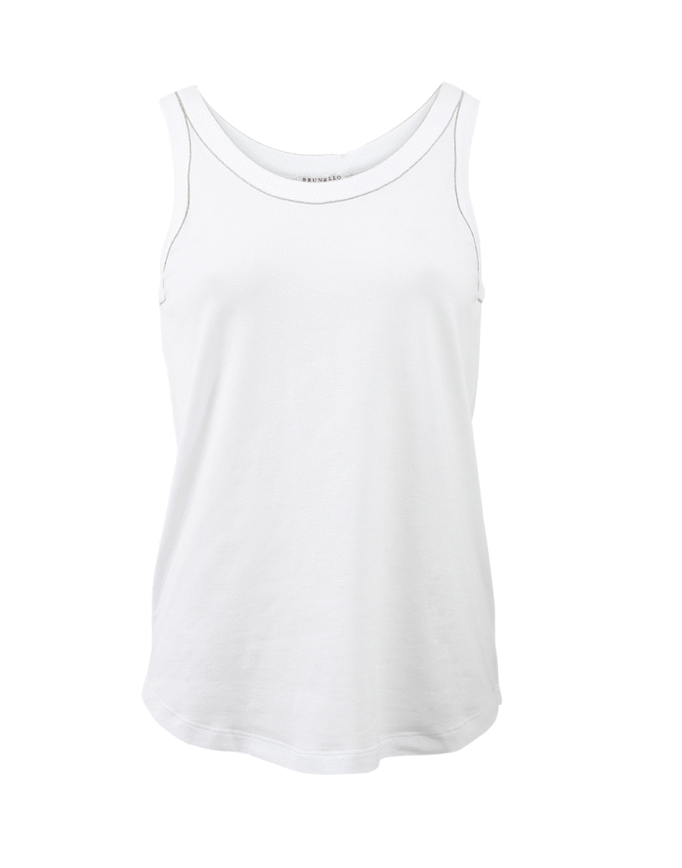 BRUNELLO CUCINELLI-Monili Trim Tank Top-