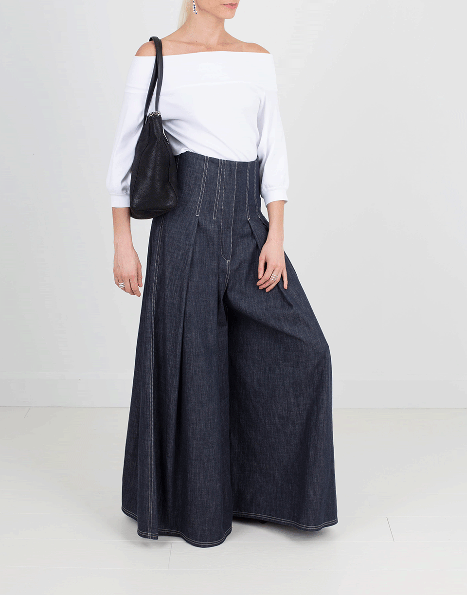 BRUNELLO CUCINELLI-Off Shoulder Tee-