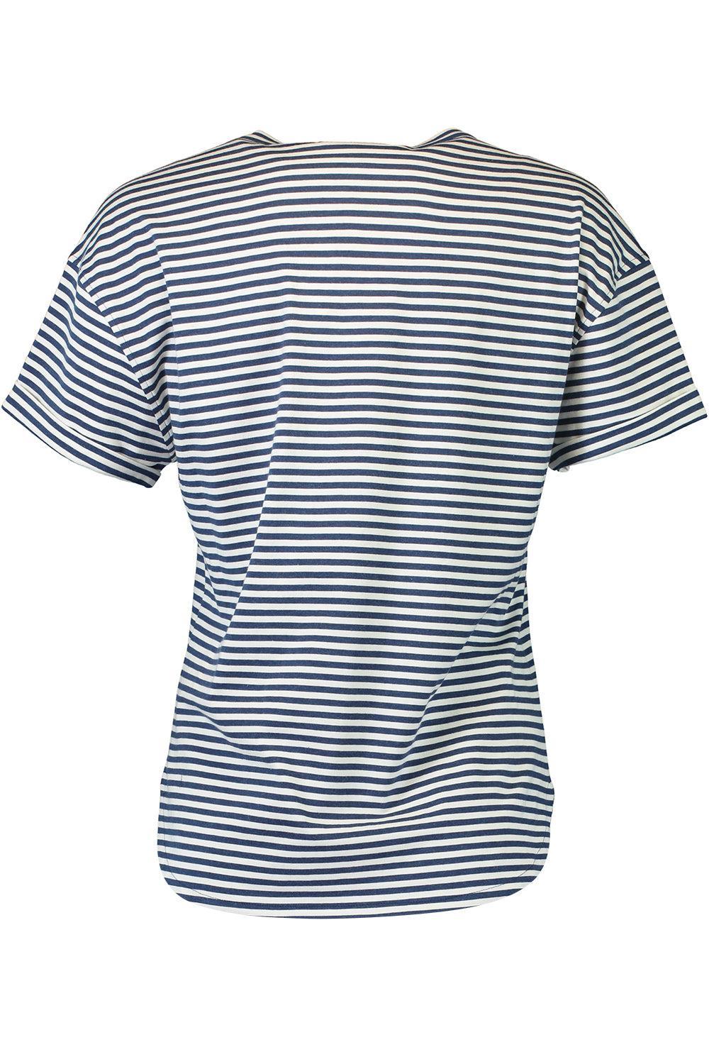Shiny Pocket Striped T-Shirt-WHT/BLUE-XS-CLOTHINGTOPT-SHIRT-BRUNELLO CUCINELLI