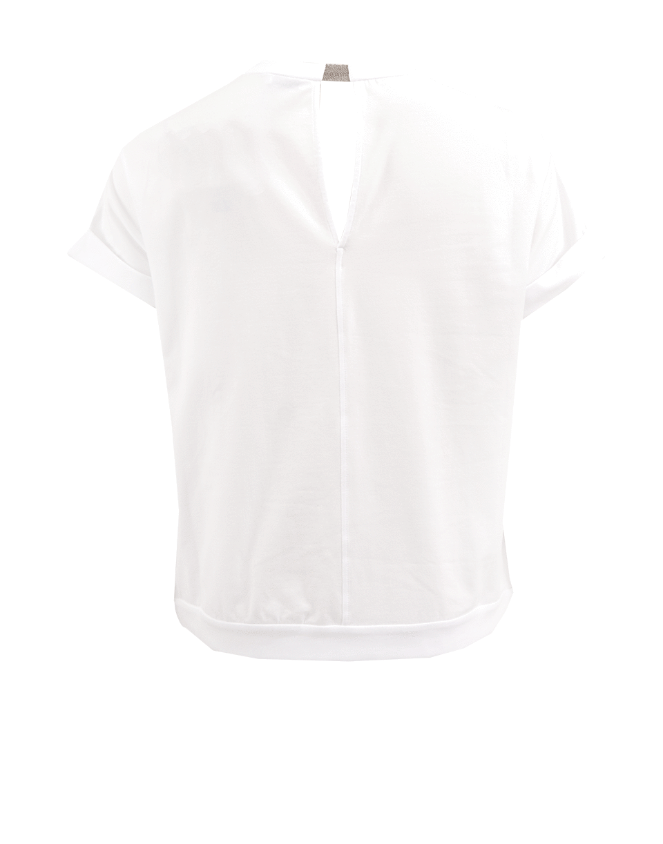 BRUNELLO CUCINELLI-Monili Back Detail Boxy Tee-