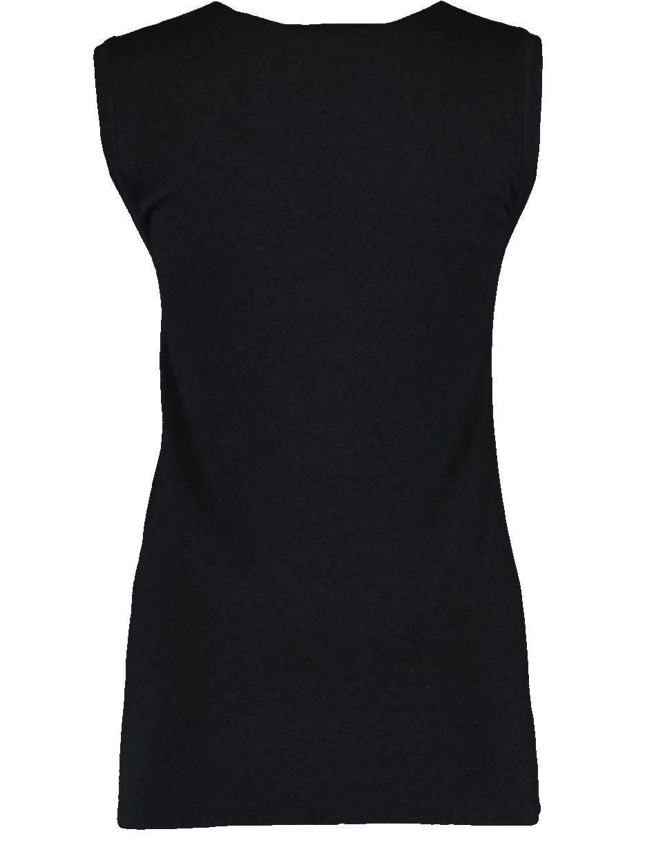 BRUNELLO CUCINELLI-Monili Neck Jersey Tank Top-
