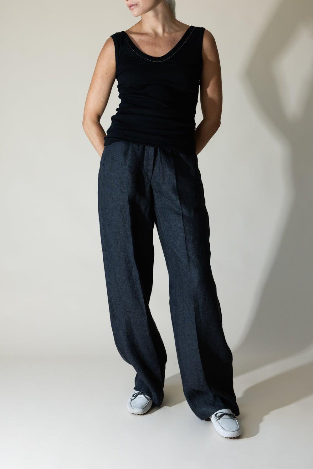 BRUNELLO CUCINELLI-Monili Trim Tank - Black-