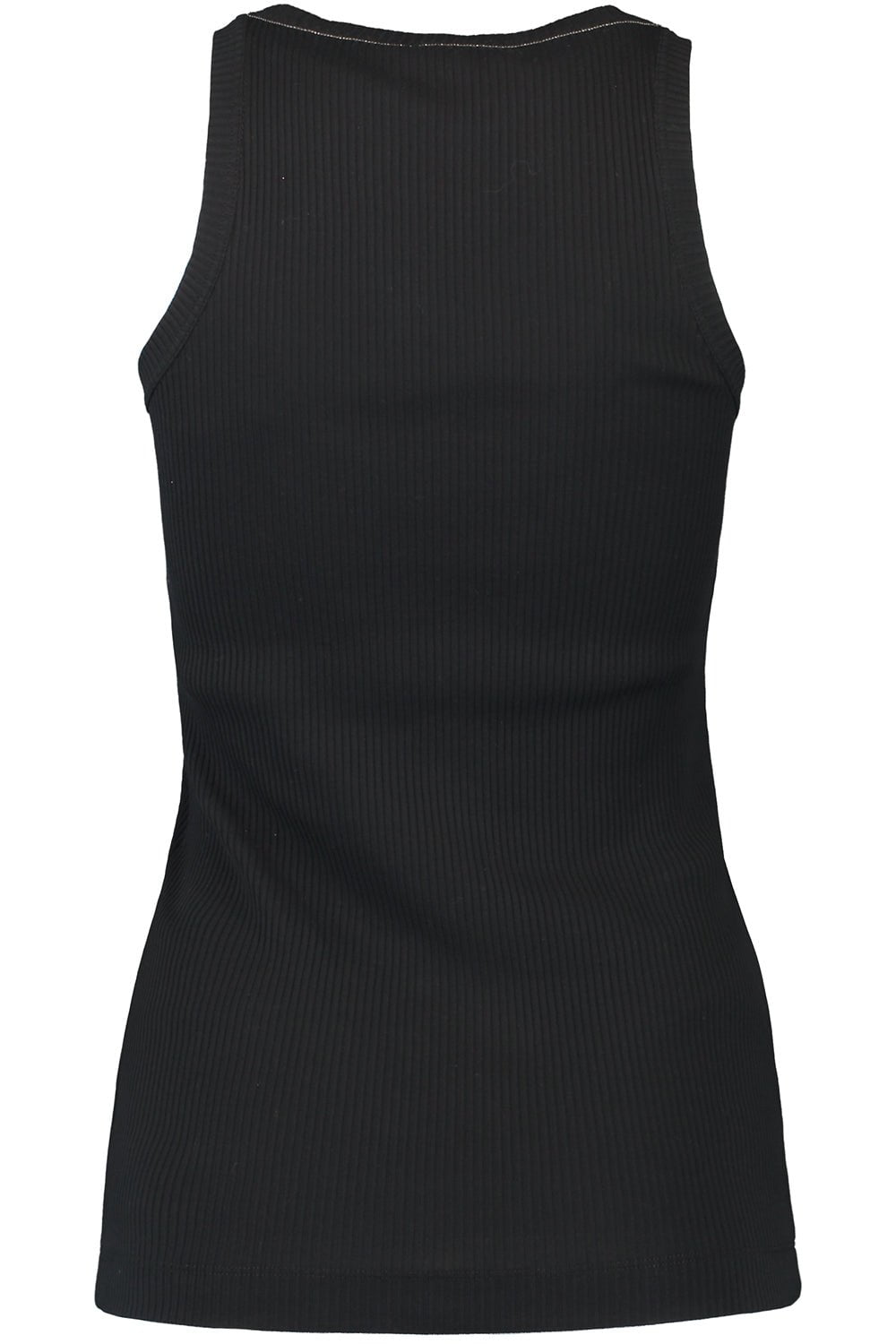 BRUNELLO CUCINELLI-Scoop Neck Tank - Black-