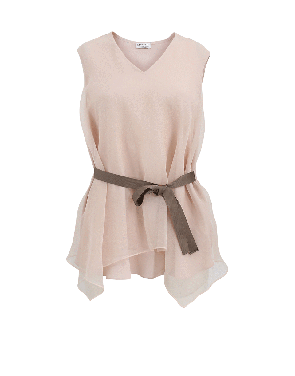 BRUNELLO CUCINELLI-Hankerchief Hem Tank-
