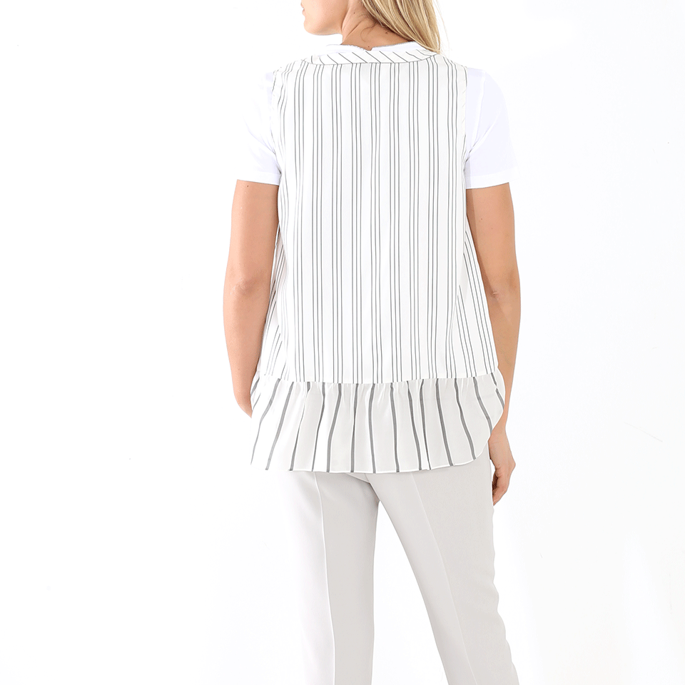 BRUNELLO CUCINELLI-Peplum Back Tank-