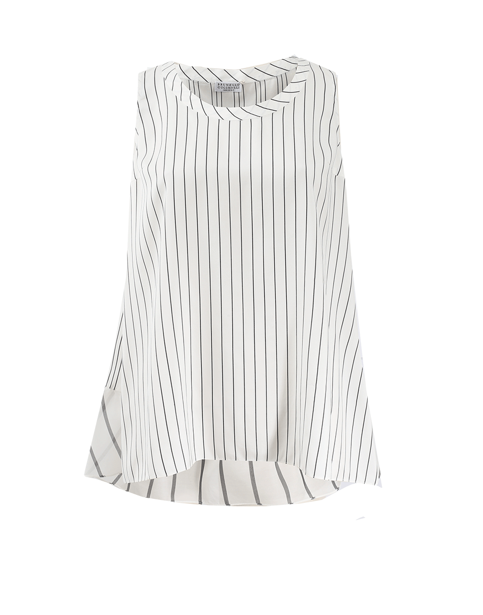 BRUNELLO CUCINELLI-Peplum Back Tank-