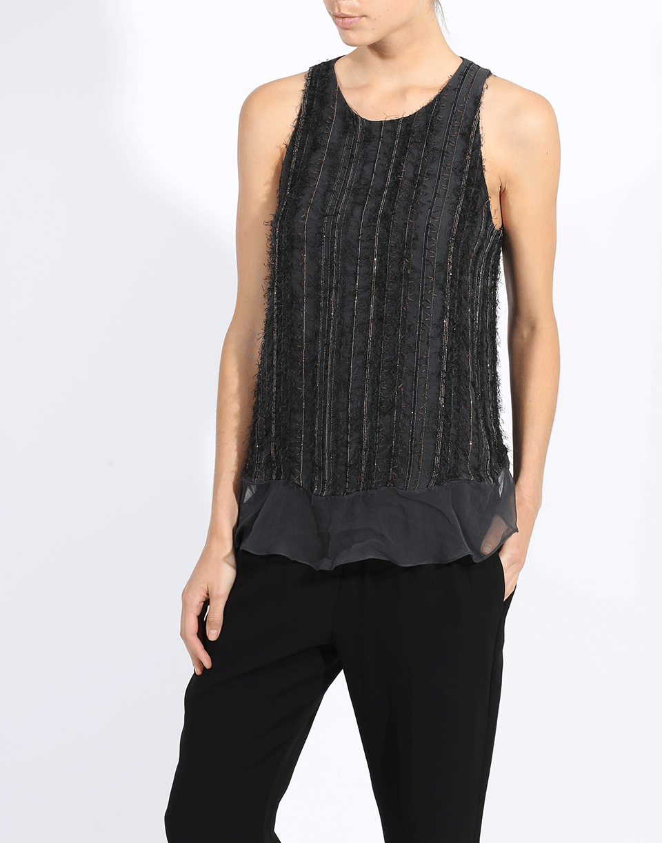 BRUNELLO CUCINELLI-Monili Stripe Tank-
