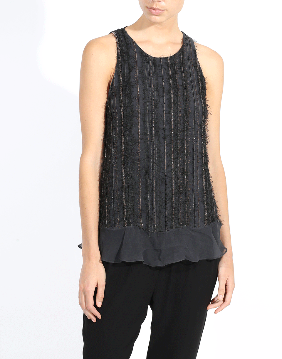 BRUNELLO CUCINELLI-Monili Stripe Tank-