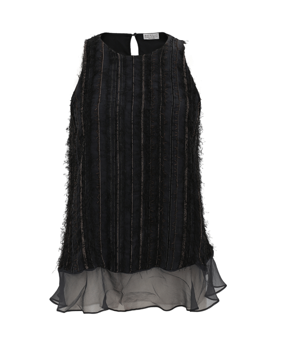 BRUNELLO CUCINELLI-Monili Stripe Tank-