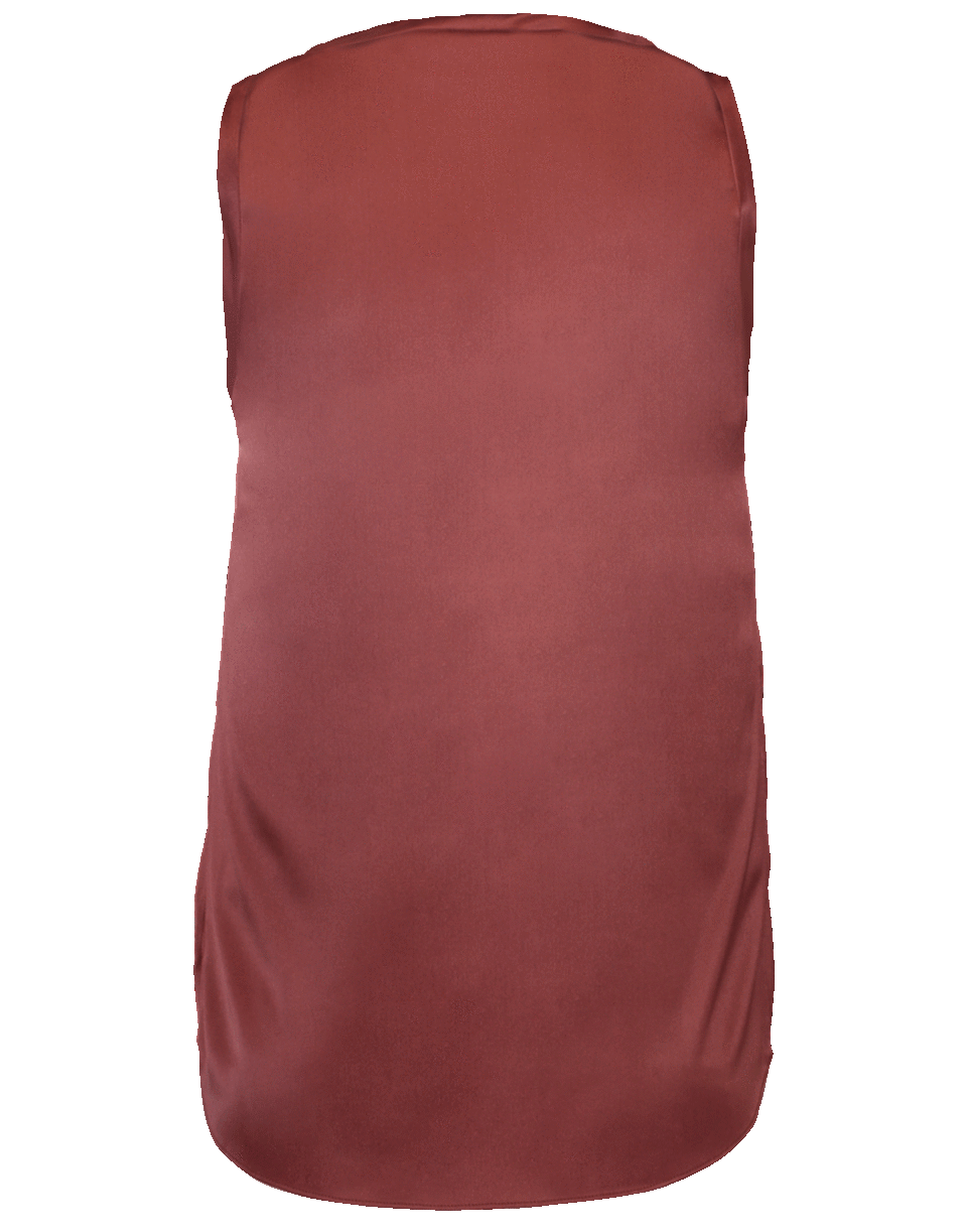 BRUNELLO CUCINELLI-Silk Satin Tank-