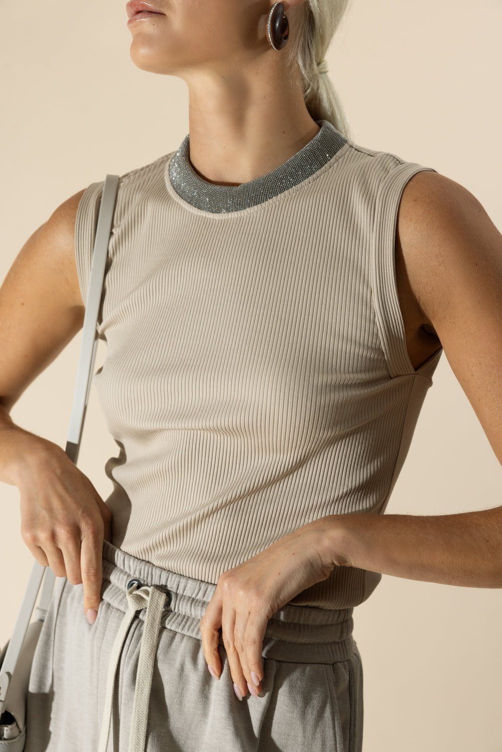 BRUNELLO CUCINELLI-Monili Collar Tank-