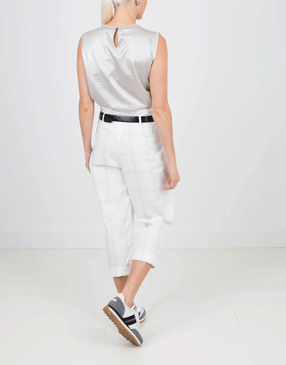 BRUNELLO CUCINELLI-Metallic Lame Tank-