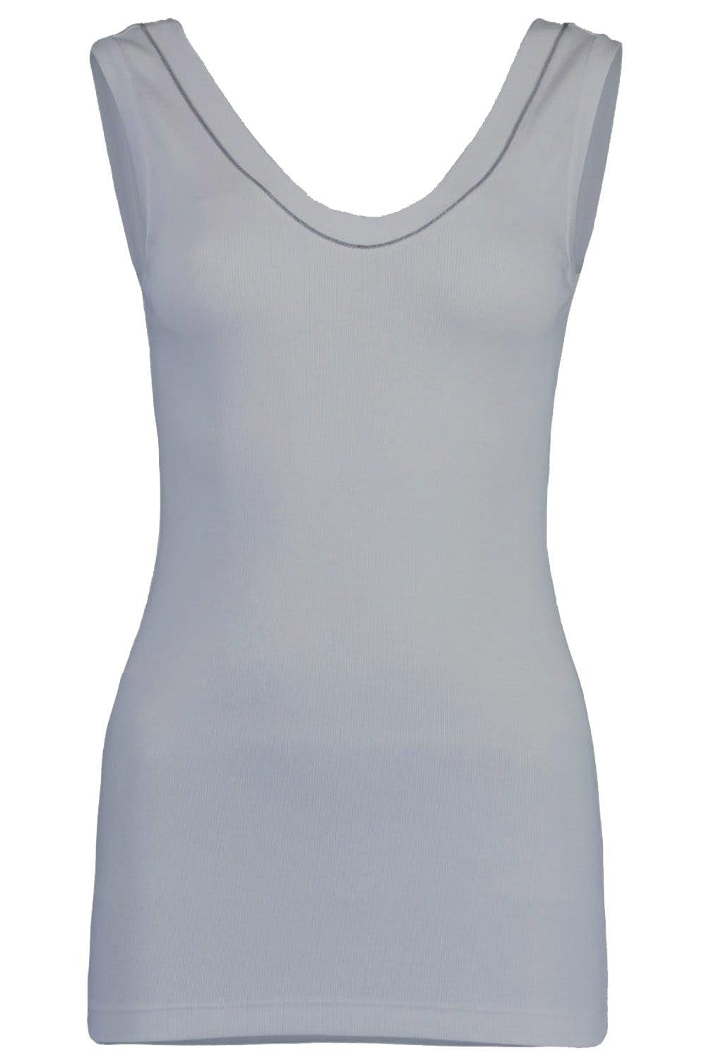 BRUNELLO CUCINELLI-Monili Trim Tank - Taupe-