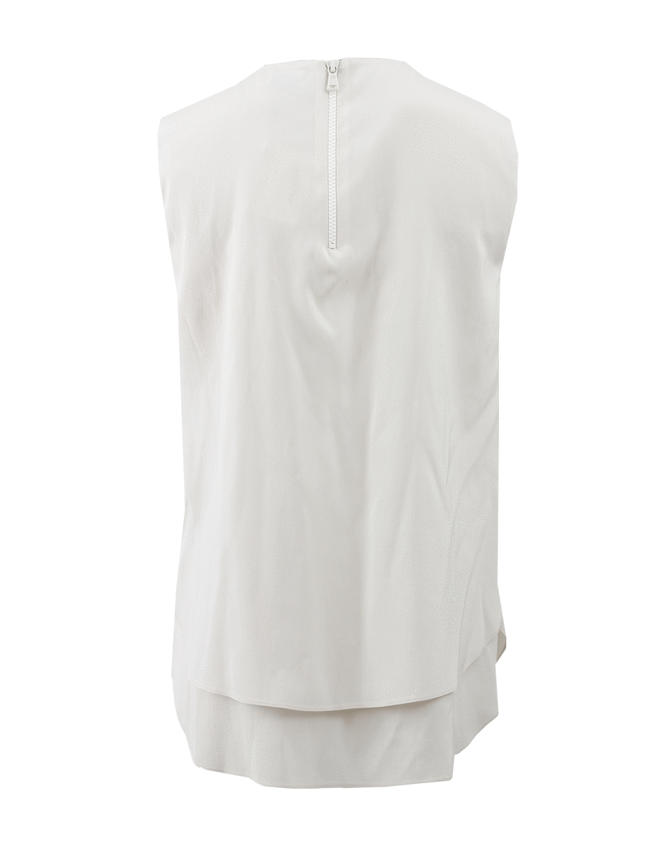 BRUNELLO CUCINELLI-Double Layer Round Hem Tank-