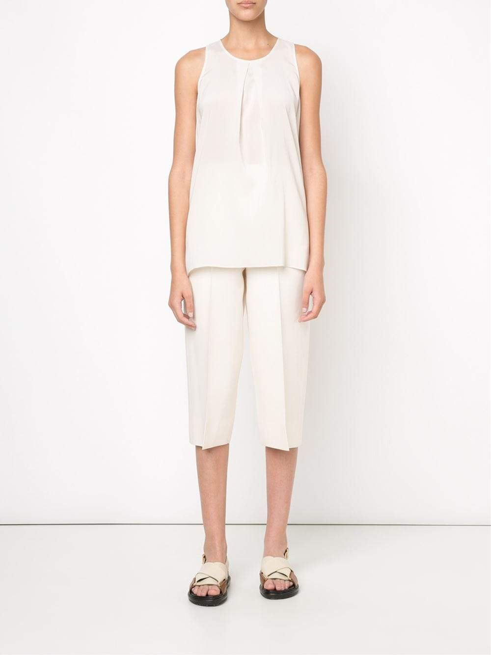 BRUNELLO CUCINELLI-Inverted Pleat Tank-