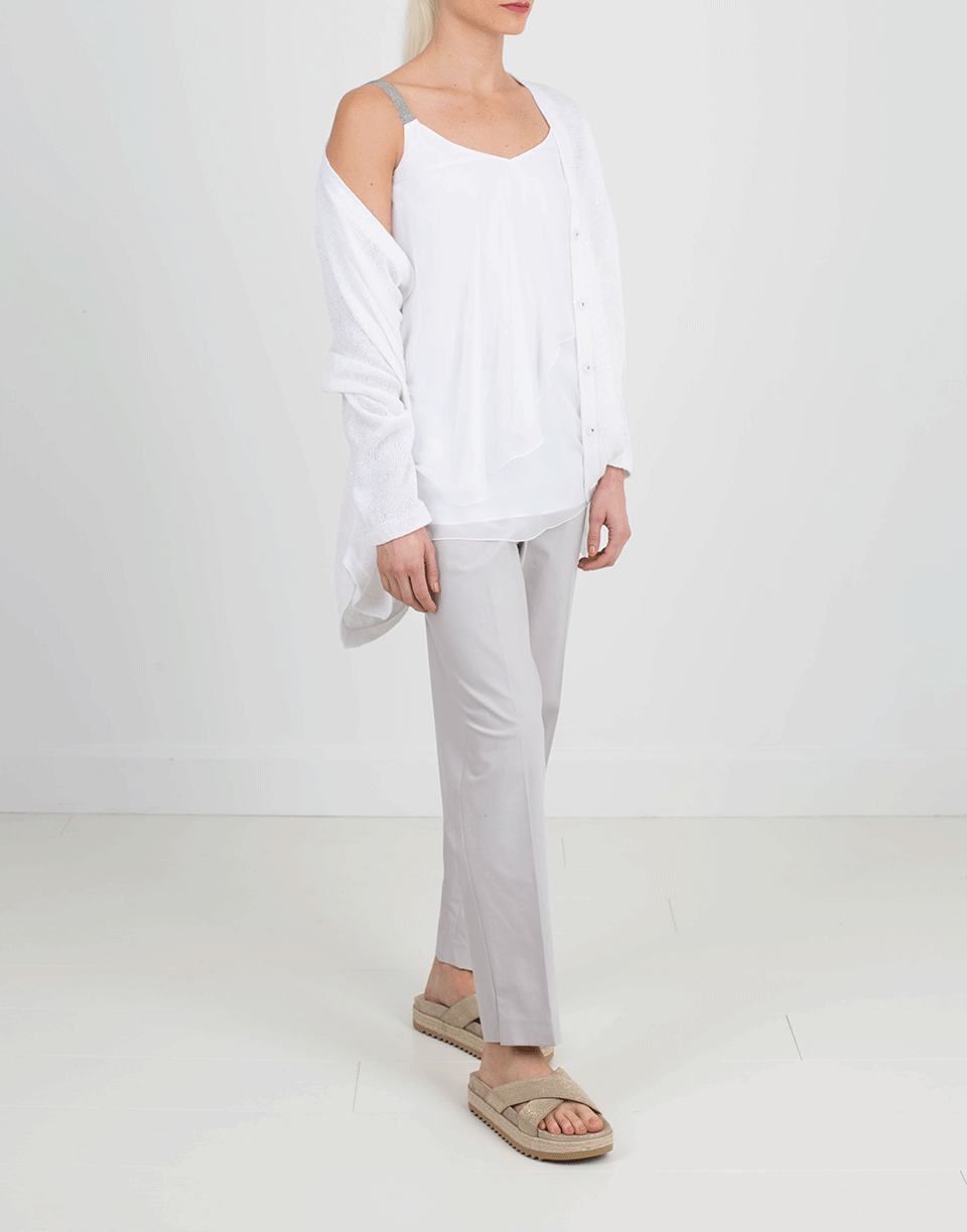 BRUNELLO CUCINELLI-Monili Strap Tank Top-