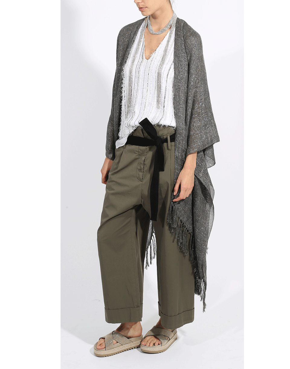 BRUNELLO CUCINELLI-Monili Stripe Tank-