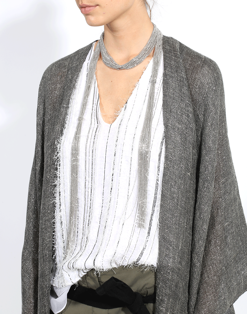 BRUNELLO CUCINELLI-Monili Stripe Tank-