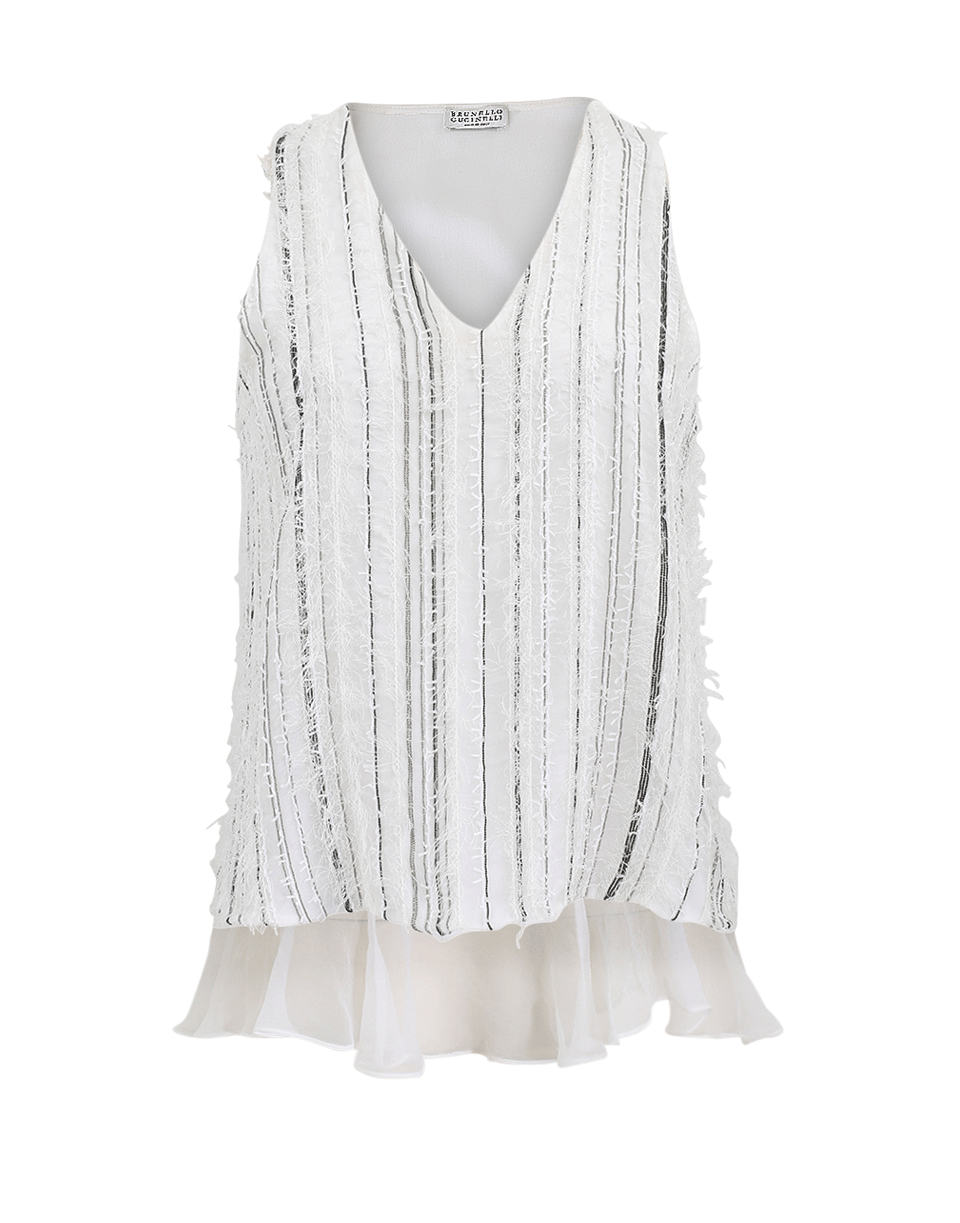 BRUNELLO CUCINELLI-Monili Stripe Tank-
