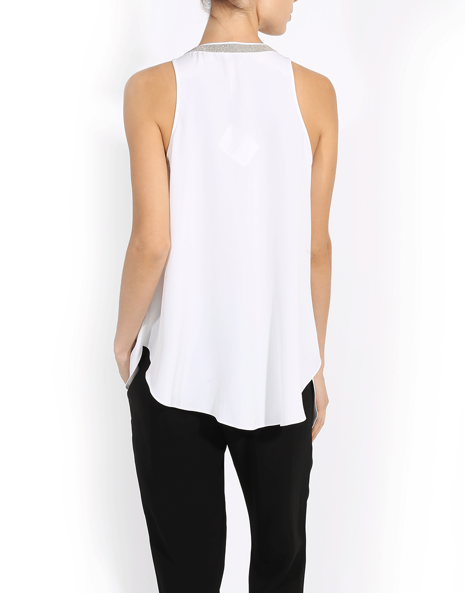 BRUNELLO CUCINELLI-Monili V-Neck Top-