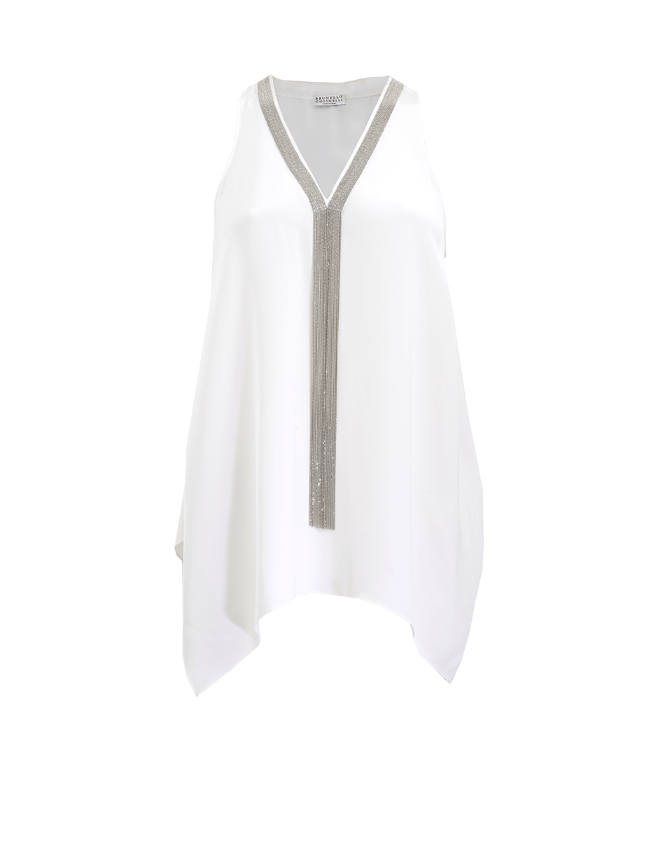 BRUNELLO CUCINELLI-Monili V-Neck Top-