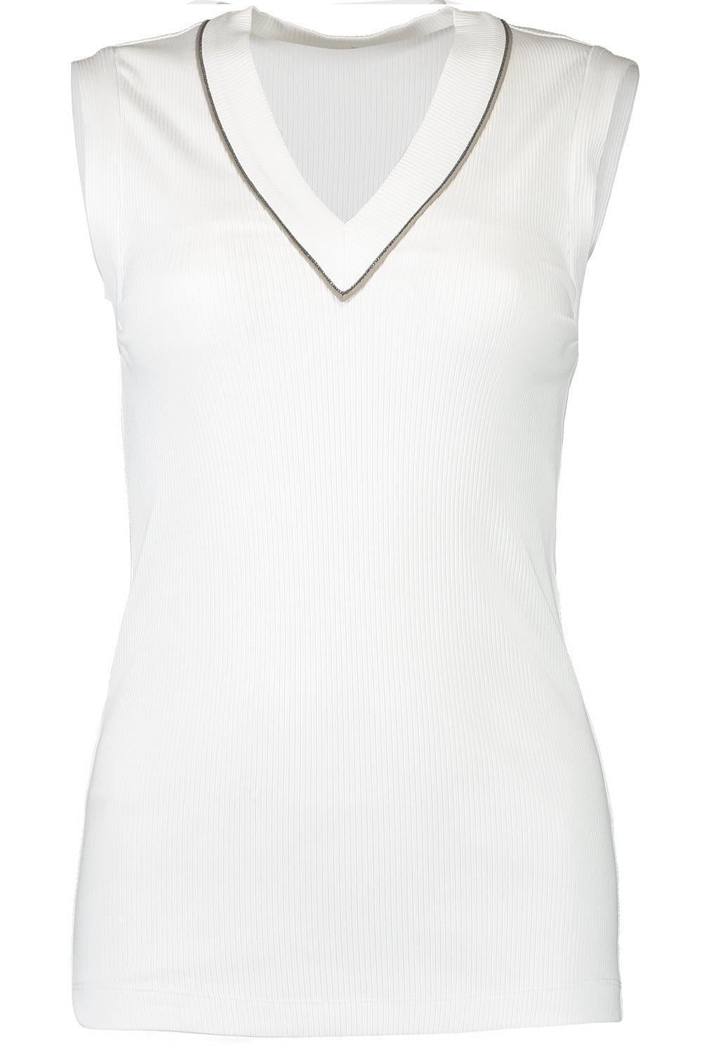 Comfort Ribbed Top-WHITE-XS-CLOTHINGTOPTANK-BRUNELLO CUCINELLI