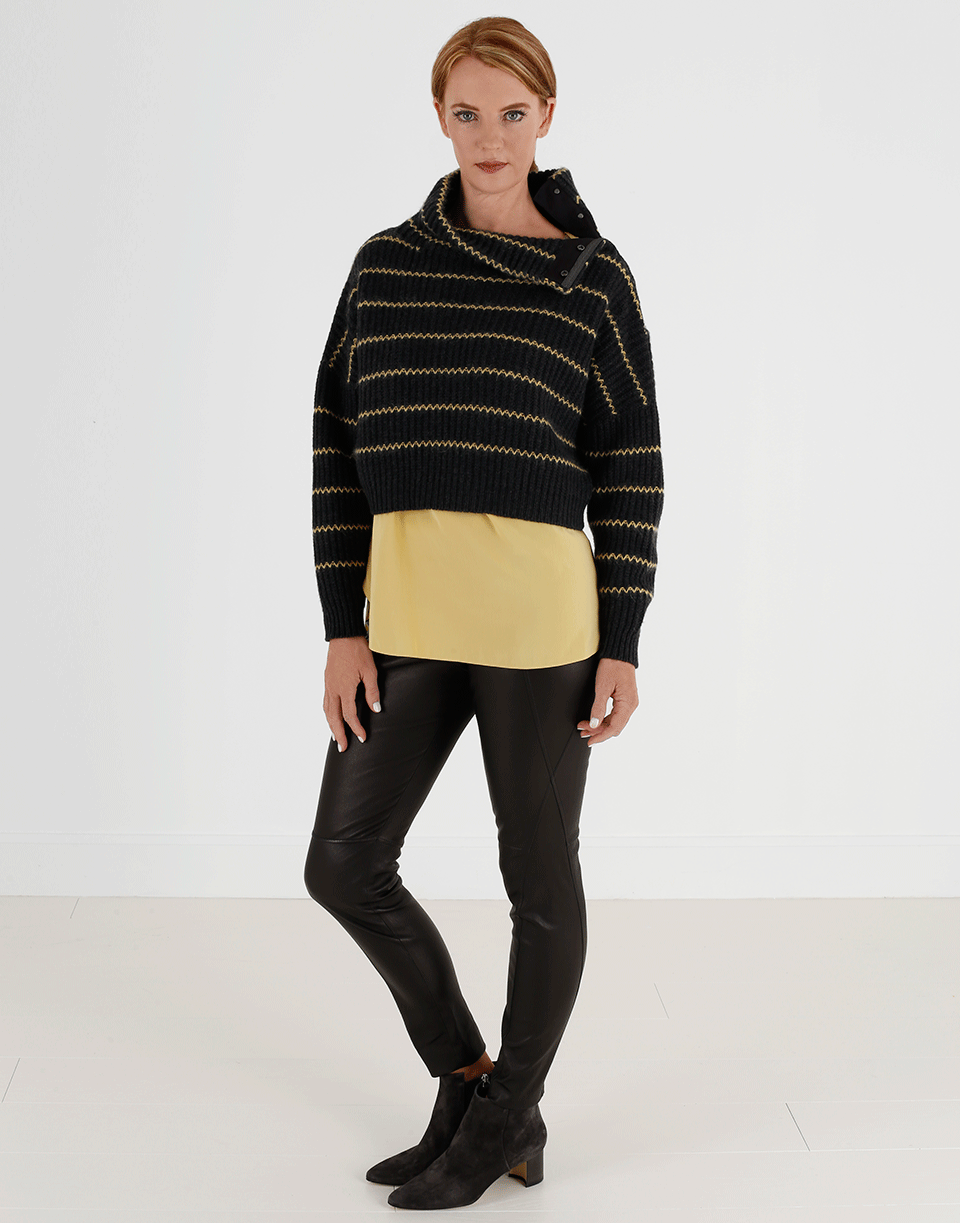 BRUNELLO CUCINELLI-Monoli Boatneck Detail Tank-