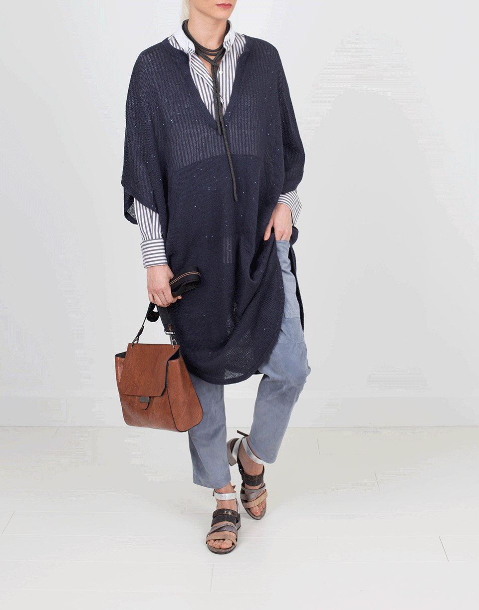 BRUNELLO CUCINELLI-Paillette Long Tunic-
