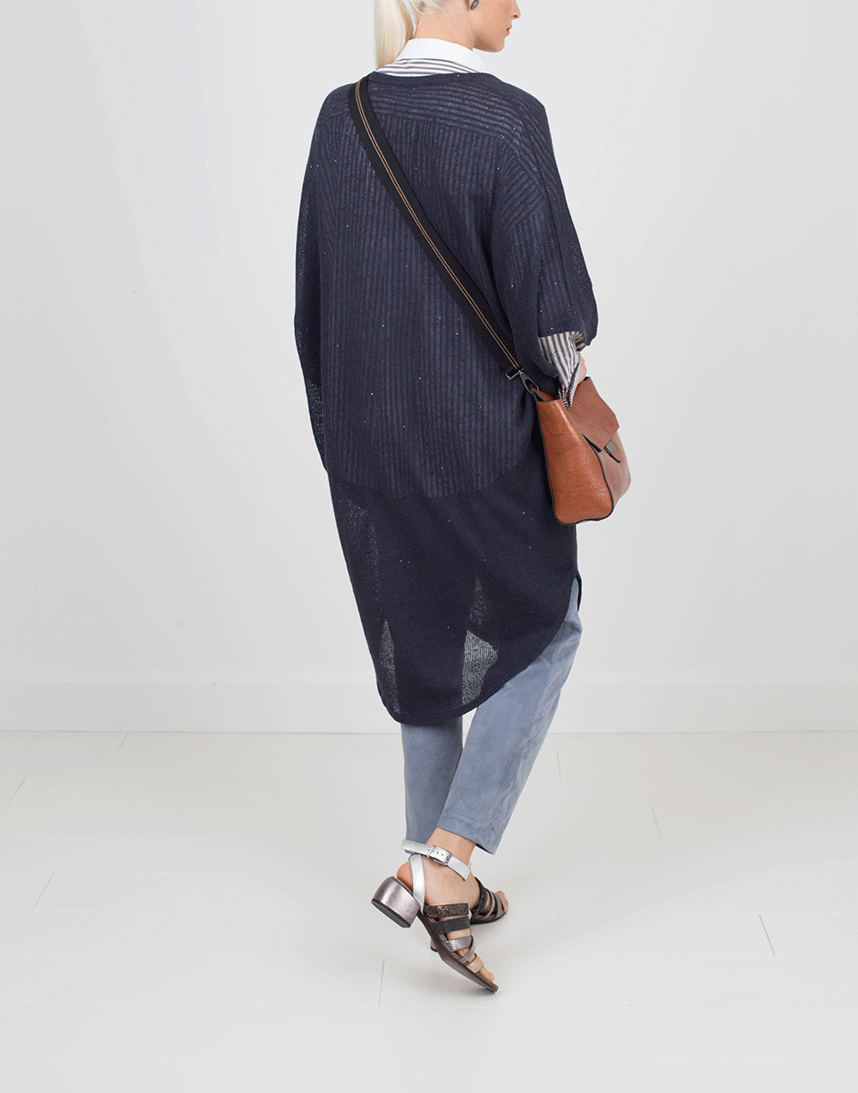BRUNELLO CUCINELLI-Paillette Long Tunic-