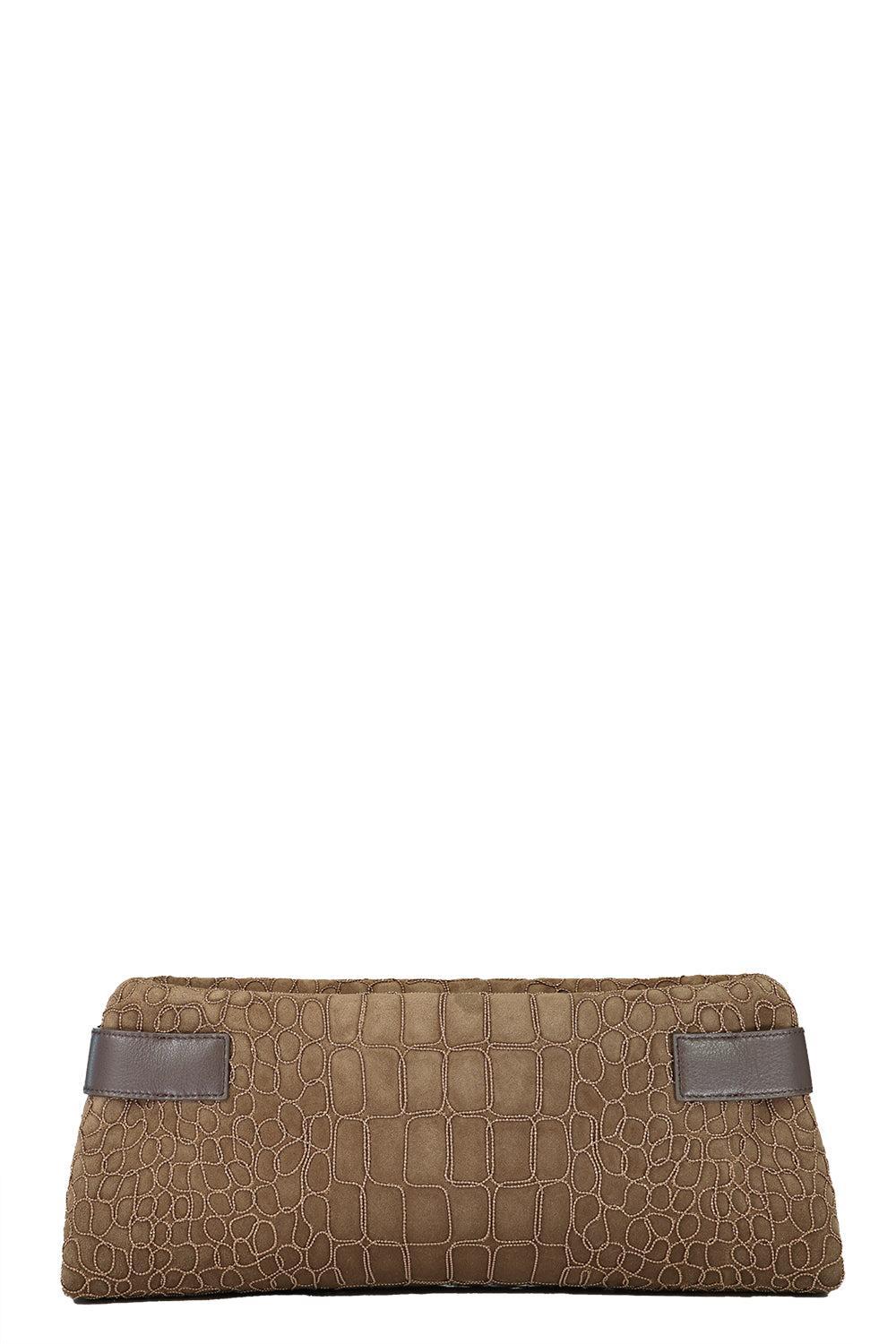 Crocco Clutch-BROWN-O/S-HANDBAGCLUTCHES-BRUNELLO CUCINELLI