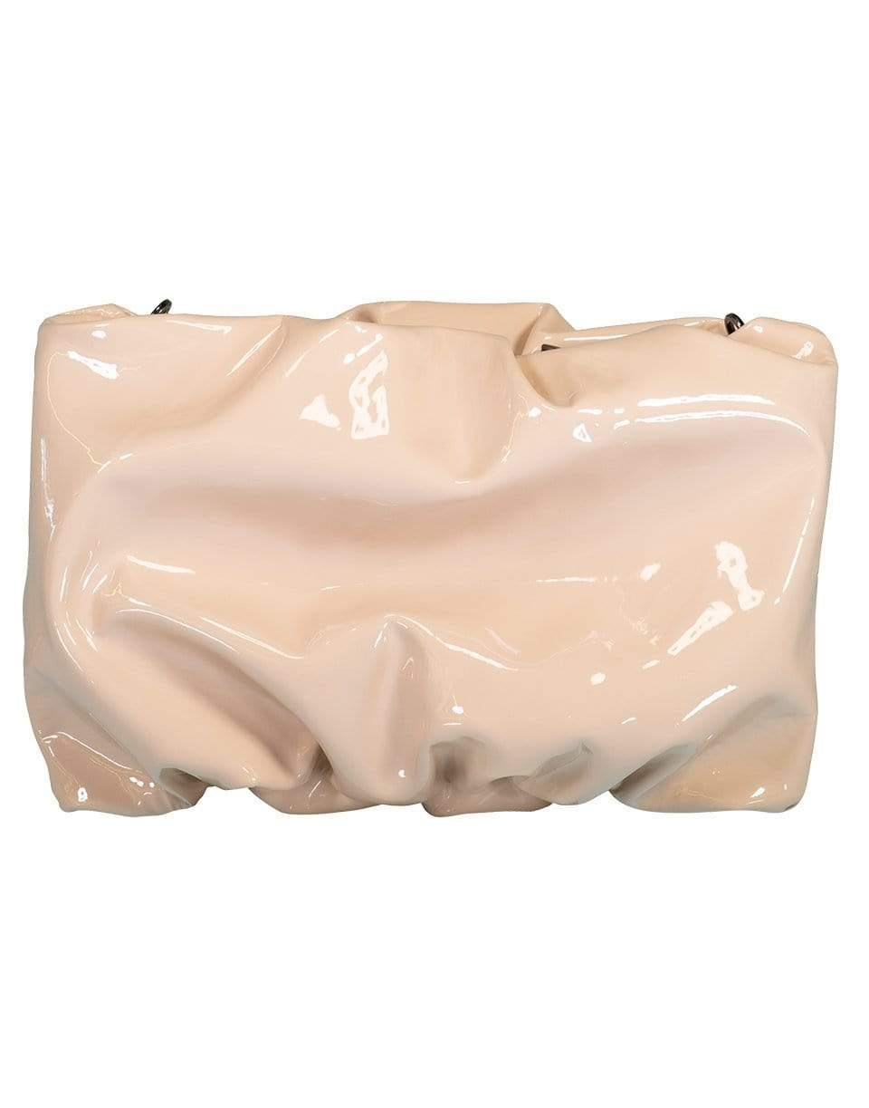 BRUNELLO CUCINELLI-Ruched Leather Shoulder Bag-PINK
