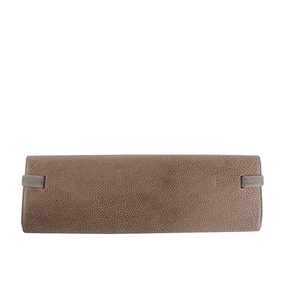 BRUNELLO CUCINELLI-Monili Trim Long Clutch-TANC5291
