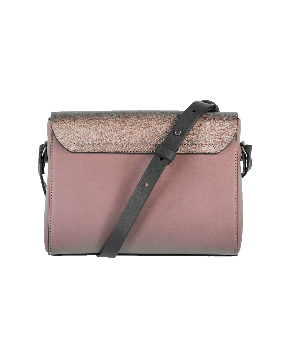 BRUNELLO CUCINELLI-Mixed Metallic Leather Shoulder Bag-AMETHYST