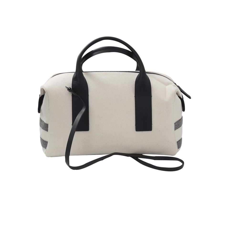 BRUNELLO CUCINELLI-Top Handle Bag-CANVAS