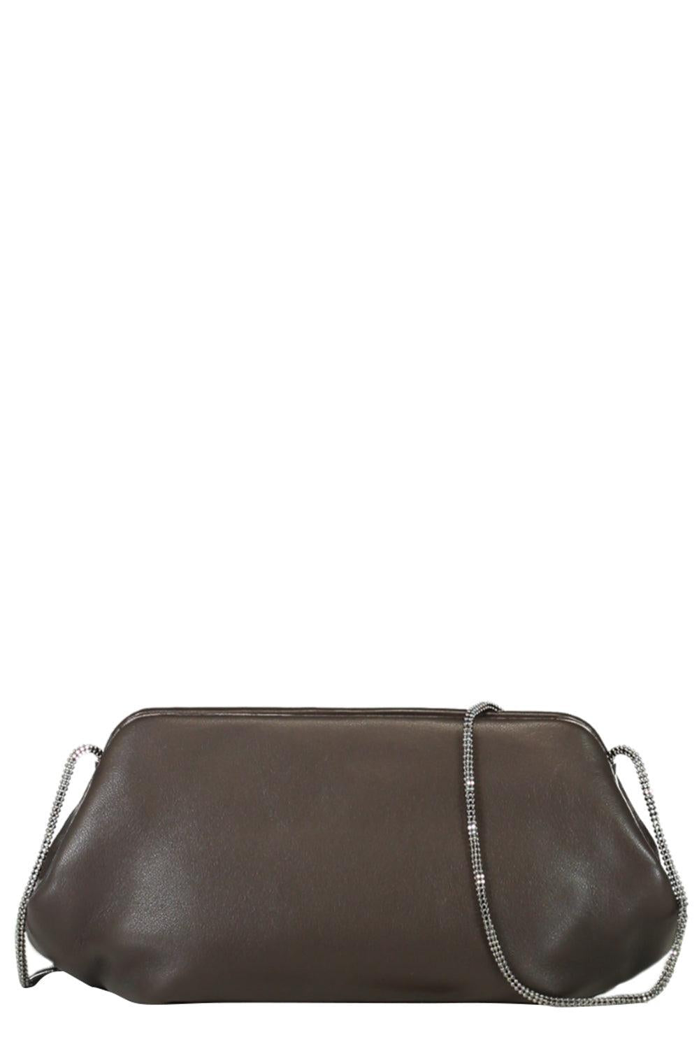 Eclipse Bag - Dark Brown-DRK BRWN-O/S-HANDBAGSHOULDER-BRUNELLO CUCINELLI