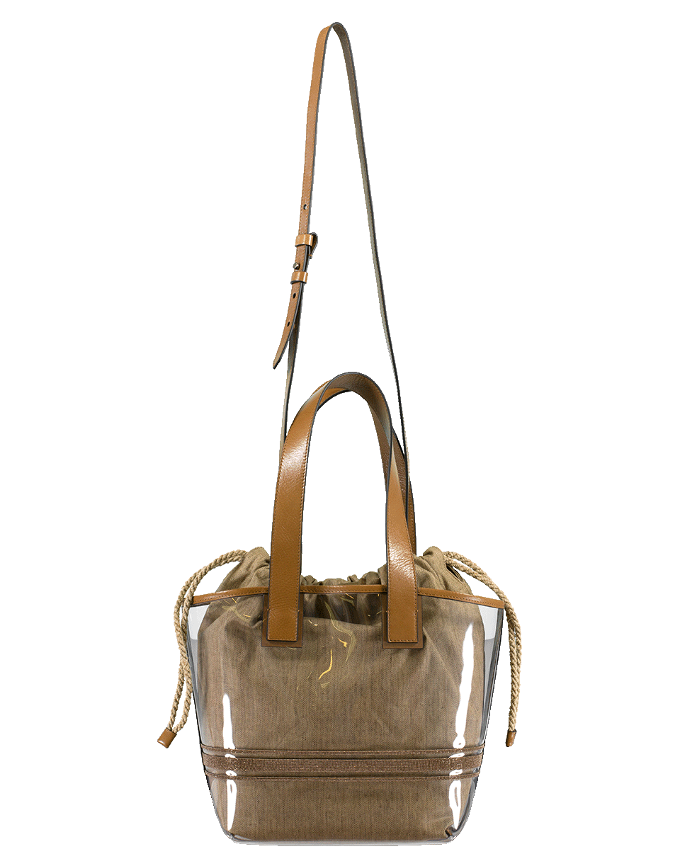 BRUNELLO CUCINELLI-Monili Strap Bucket Bag-LUGGAGE