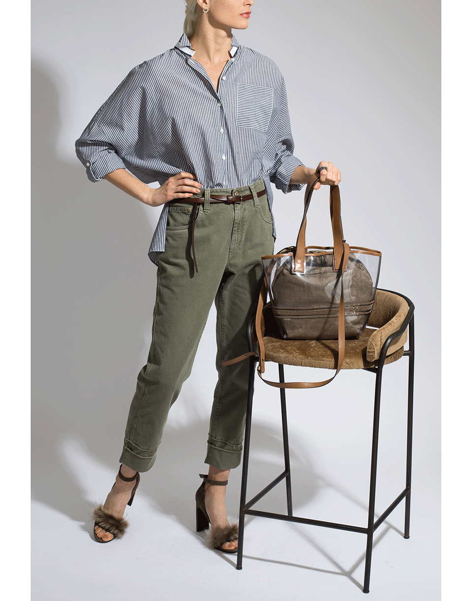 BRUNELLO CUCINELLI-Monili Strap Bucket Bag-LUGGAGE