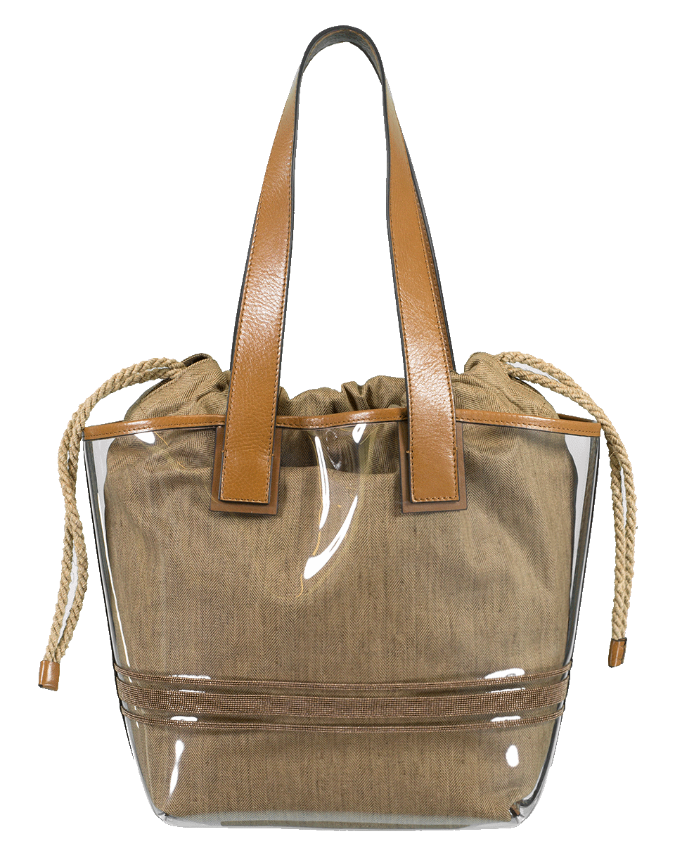 BRUNELLO CUCINELLI-Monili Strap Bucket Bag-LUGGAGE
