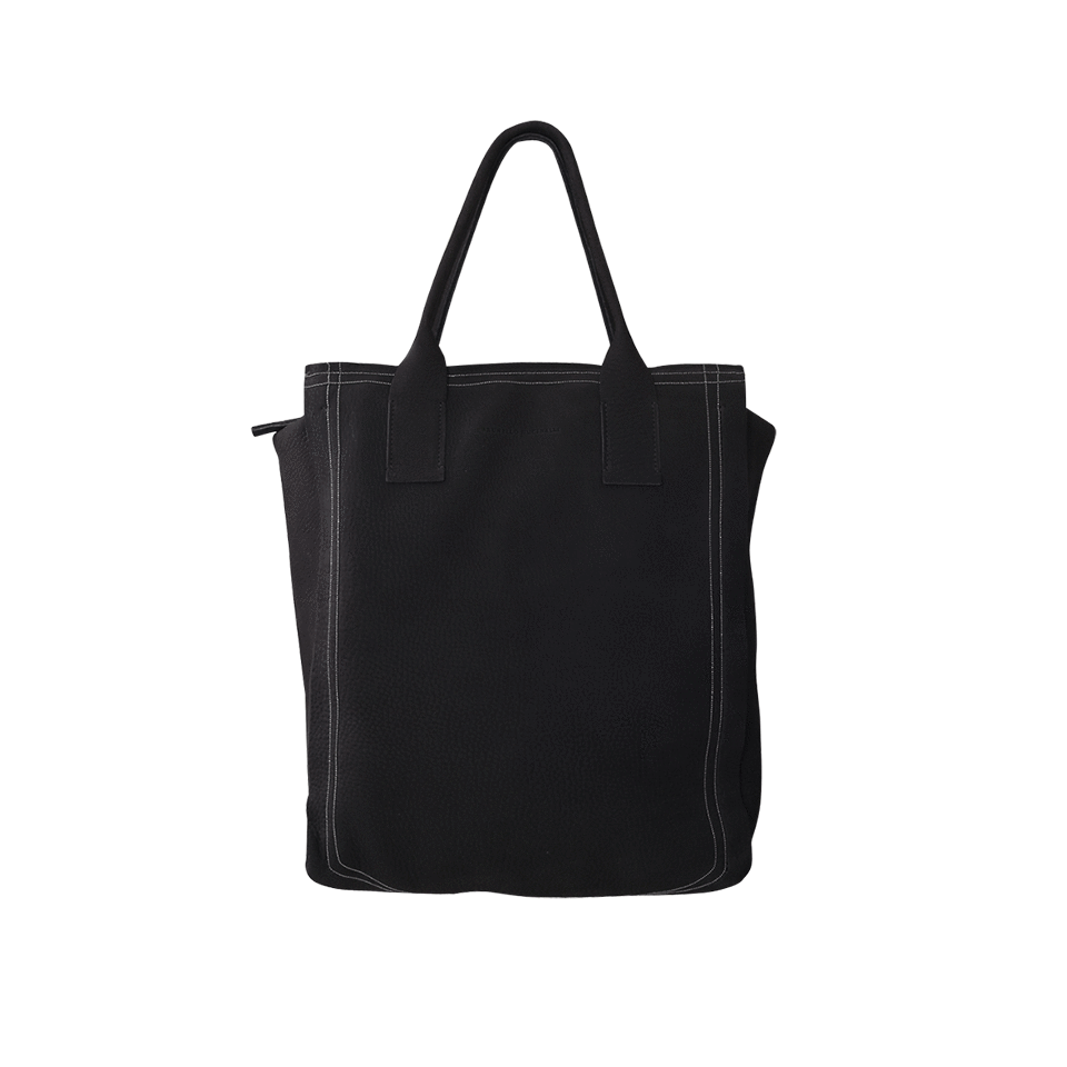 BRUNELLO CUCINELLI-Nubuck Monili Trim Bag-ONYX