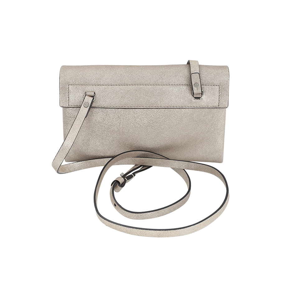 BRUNELLO CUCINELLI-Stardust Leather Crossbody-PLATINUM